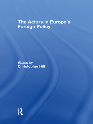 cover image of The Actors in Europe's Foreign Policy